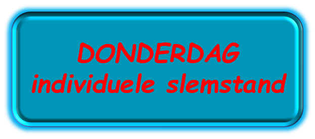 Donderdag slem
